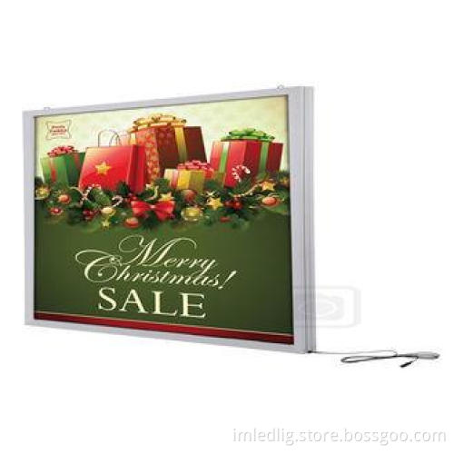 Magnetic Double Sided 3528 Smd LED Light Boxes , Crystal Le